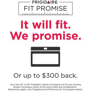 Frigidaire Professional 30 in. 1.2 cu. ft. 1000W Drawer Microwave with Sensor Cooking - Stainless Steel, , hires