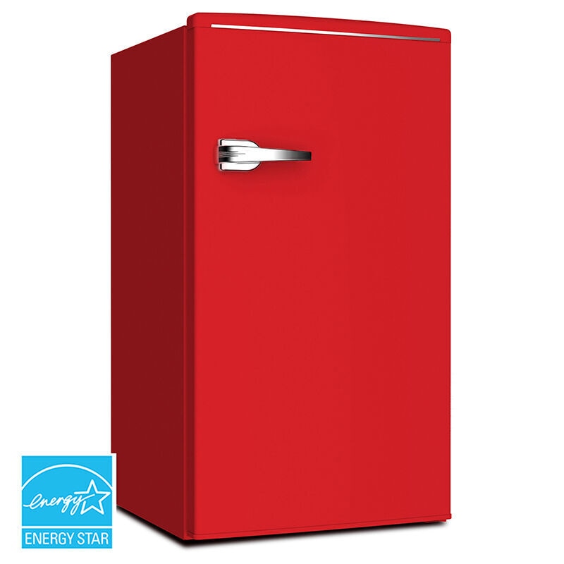 Avanti Retro Series 18 in. 3.1 cu. ft. Mini Fridge with Freezer Compartment - Red, Red, hires