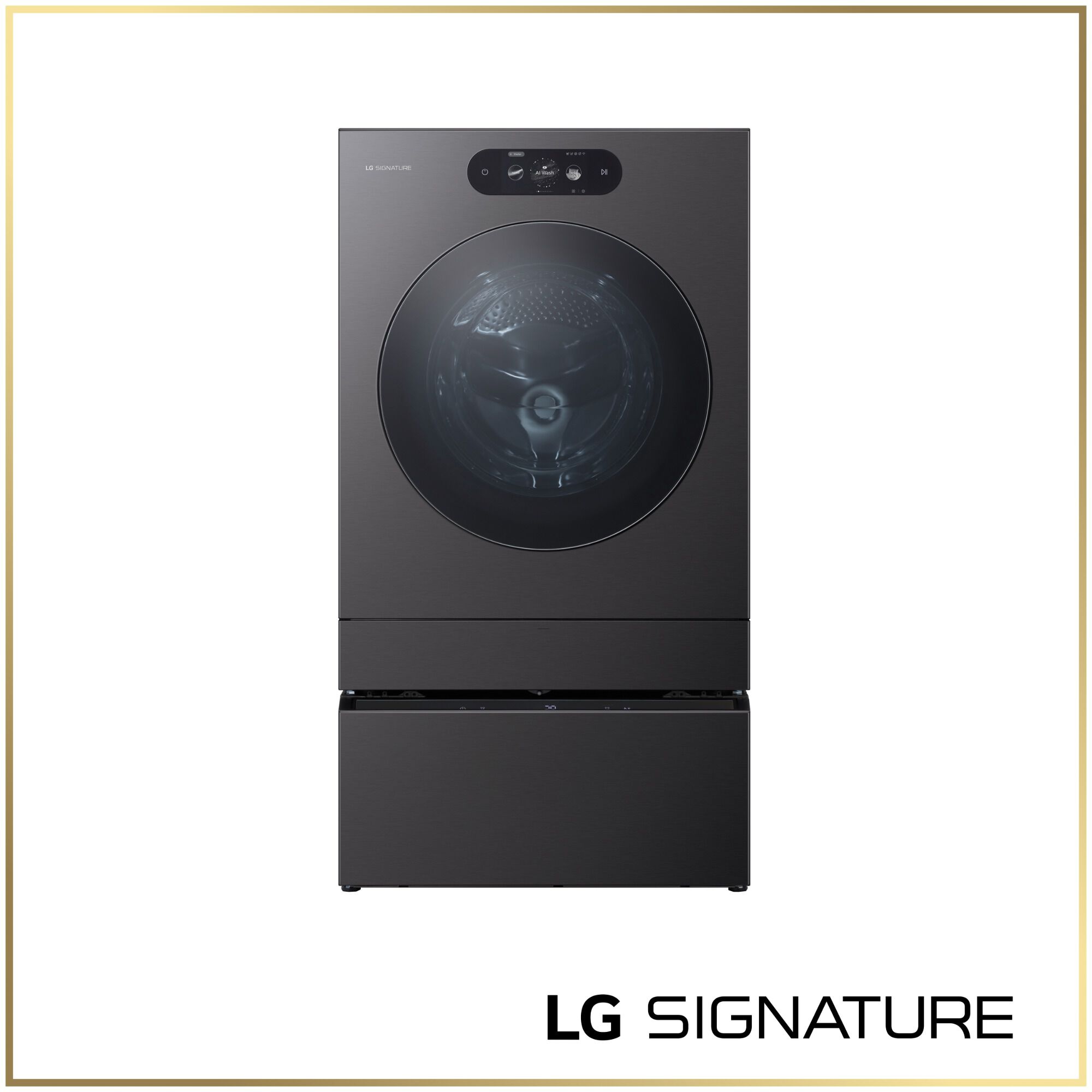 LG 29 in. 5.8 cu. ft. Smart Stackable Front Load Washer with Built