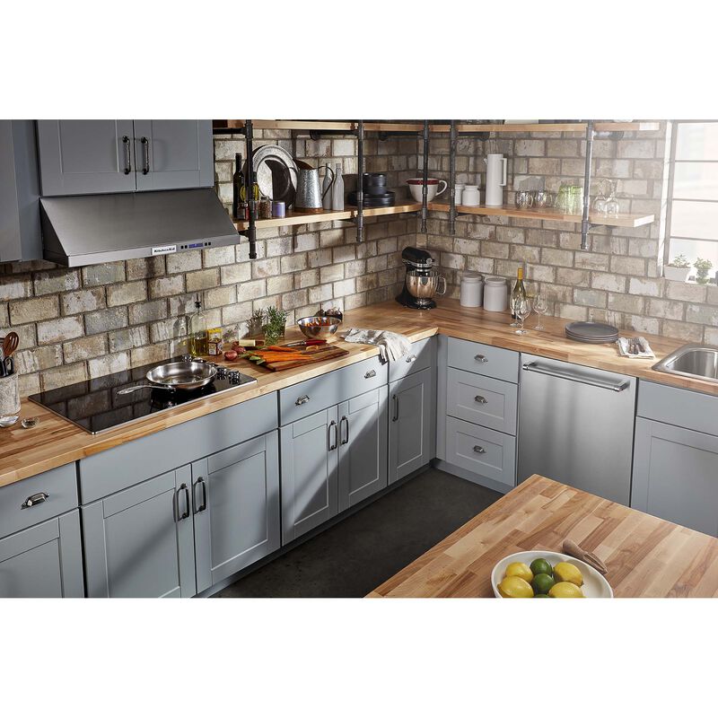 KitchenAid 30 in. 5-Burner Electric Cooktop with Simmer Burner & Power Burner - Stainless Steel, , hires