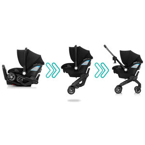 Evenflo Shyft DualRide Infant Car Seat and Stroller Combo - Beaufort Black, , hires
