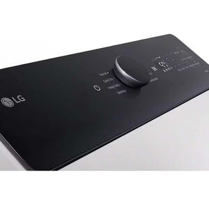 LG 27 in. 7.3 cu. ft. Smart Electric Dryer with EasyLoad Door & AI Sensor Dry - Alpine White, Alpine White, hires