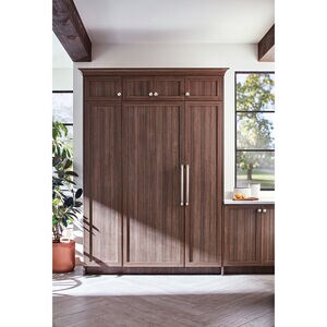 Signature Kitchen Suite 18 in. 9.6 cu. ft. Built-in Smart Triple-Drawers Upright Freezer with Ice-Maker & Adjustable Shelves - Custom Panel Ready, , hires