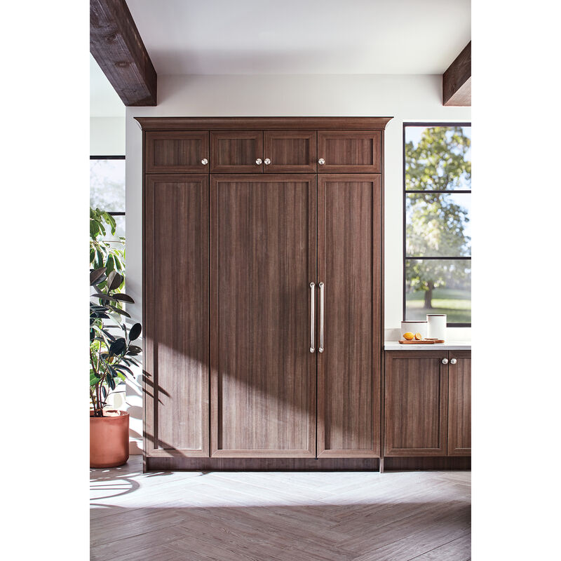 Signature Kitchen Suite 18 in. 9.6 cu. ft. Built-in Smart Triple-Drawers Upright Freezer with Ice-Maker & Adjustable Shelves - Custom Panel Ready, , hires