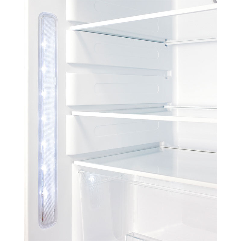 Summit 21 in. 3.5 cu. ft. Undercounter Refrigerator - Custom Panel Ready with White Cabinet, , hires