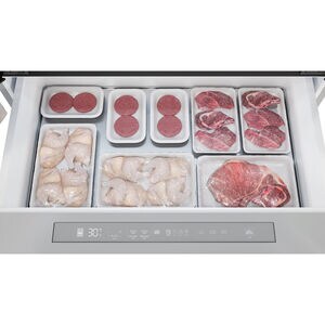 Sharp 36 in. 21.6 cu. ft. Counter Depth 4-Door French Door Refrigerator with Ice & Water Dispenser - Stainless Steel, , hires