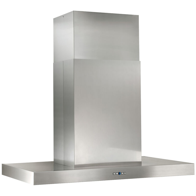 Best IPB9 Series 48 in. Chimney Style Range Hood with 4 Speed Settings, 1500 CFM, Ducted Venting & 4 Halogen Lights - Stainless Steel, , hires
