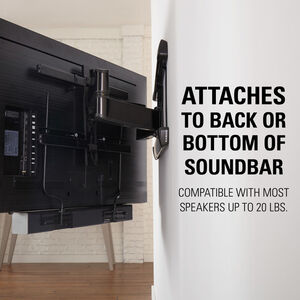 Sanus Systems Sound Bar Mount for attaching to TV Wall Mount, , hires