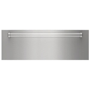 Wolf E-Series 30 in. Warming Drawer Front Panel with Professional Handle - Stainless Steel, , hires