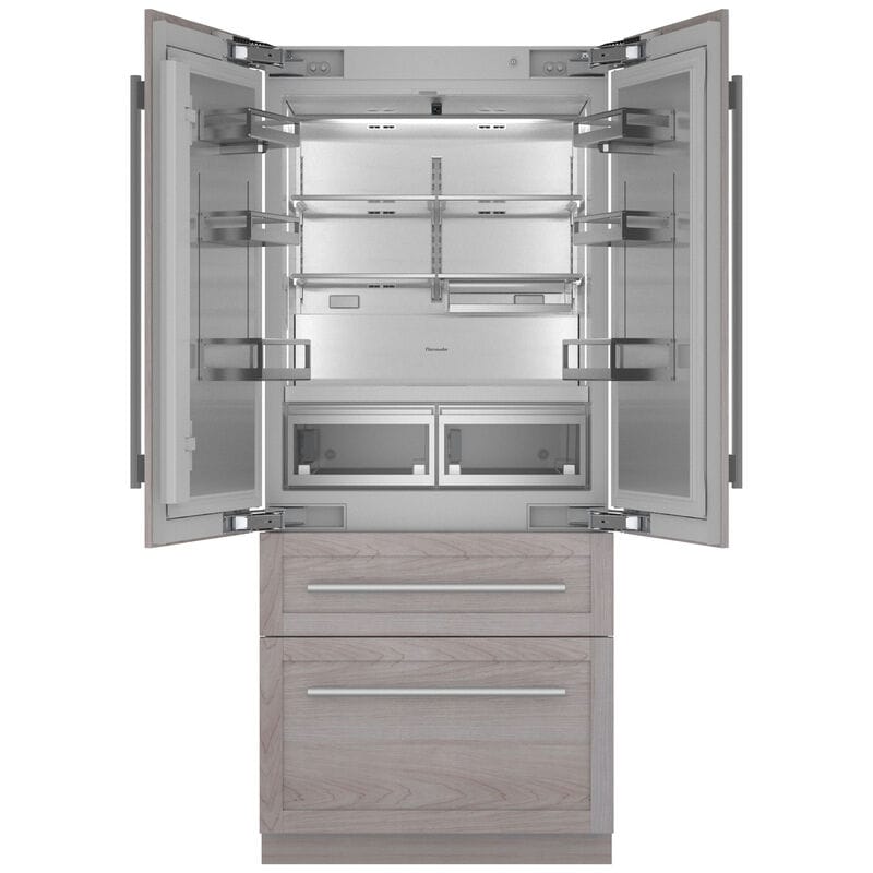 Thermador Freedom Collection 36 in. 18.8 cu. ft. Built-In Smart Counter Depth 4-Door French Door Refrigerator with Internal Water Dispenser - Custom Panel Ready, , hires