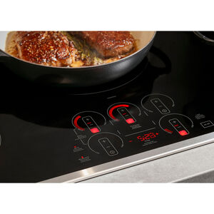 GE Profile 30 in. Induction Smart Cooktop with 4 Smoothtop Burners - Black, , hires