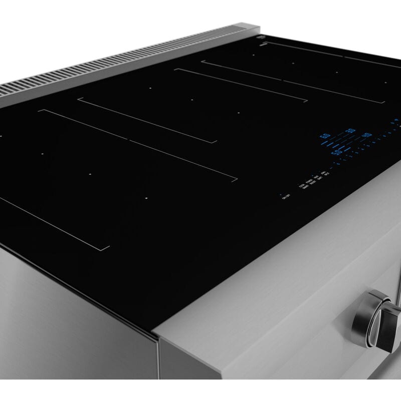 Thermador Professional Series 36 in. 4.9 cu. ft. Smart True European Convection Electric Range with 5 Induction Burners - Stainless Steel, , hires