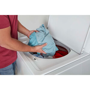 Amana 28 in. 3.8 cu. ft. Top Load Washer with High-Efficiency Agitator - White, , hires