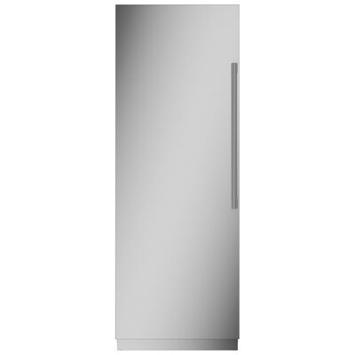 Monogram 30 in. 16.7 cu. ft. Built-In Upright Smart Freezer with Ice Maker, Adjustable Shelves & Digital Control - Custom Panel Ready | ZIF301NBRII