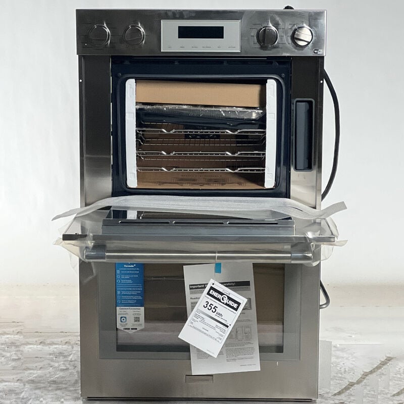Thermador Professional Series 30 in. 7.3 cu. ft. Electric Smart Double Wall Oven with True European Convection & Self Clean - Stainless Steel (Open Box Good Condition), , hires