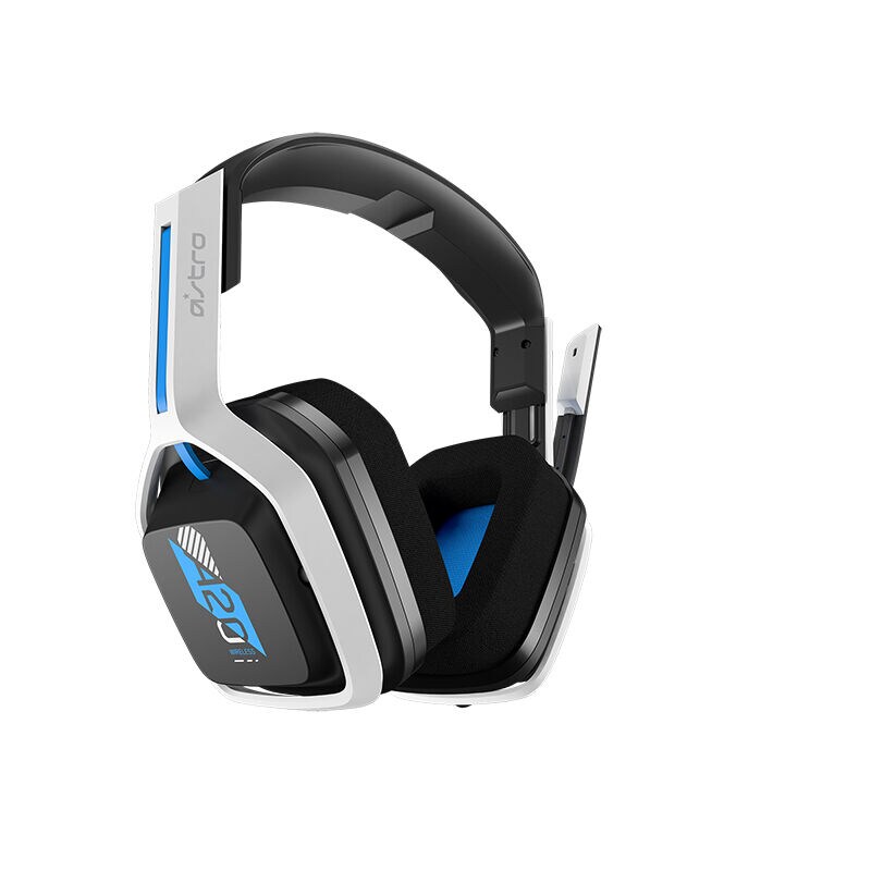 Astro Gaming A20 Wireless Stereo Gaming Headset Gen 2 for PlayStation 5, PlayStation 4, PC and Mac - White/Blue, , hires