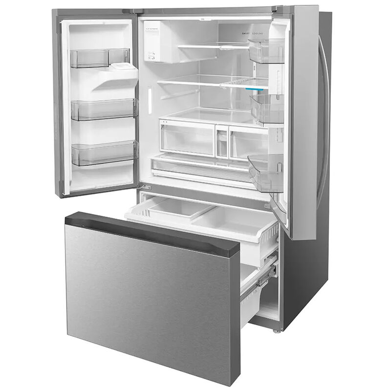 Midea 36 in. 29.3 cu. ft. Smart Garage-Ready French Door Refrigerator with One Touch Auto Fill Water Dispenser - Stainless Steel, , hires
