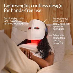 Therabody Theraface Mask Glo Cordless LED Skincare Face Mask, , hires