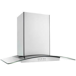 Whirlpool 36 in. Chimney Style Range Hood with 3 Speed Settings, Convertible Venting & LED Light - Stainless Steel, , hires
