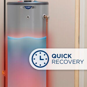GE RealMax Choice Natural Gas 50 Gallon Tall Water Heater with 8-Year Parts Warranty, , hires