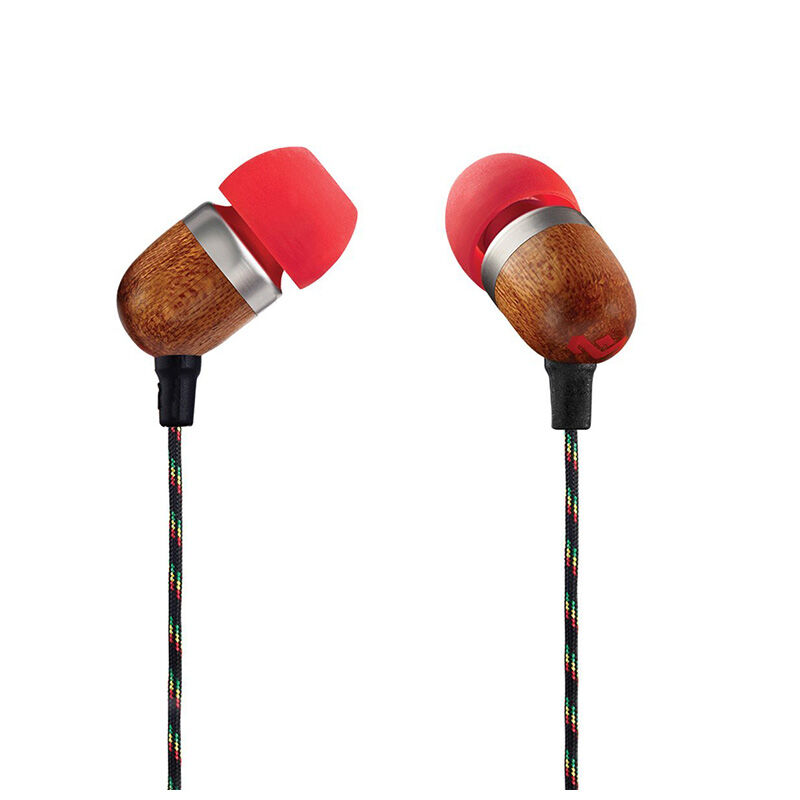 House of Marley Smile Jamaica In-Ear Wired Headphones - Fire, Red, hires