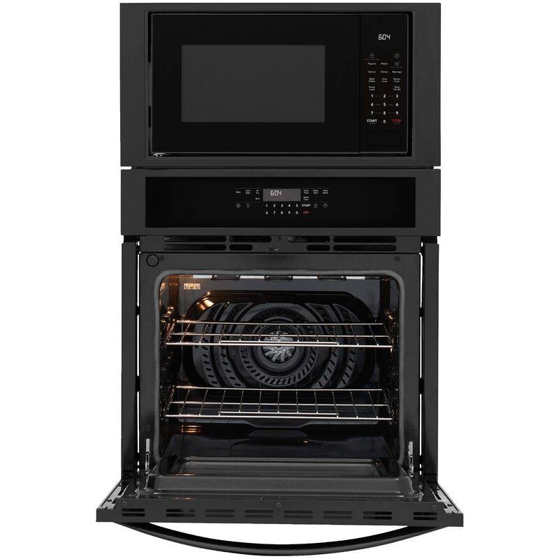 Frigidaire 27 in. 5.4 cu. ft. Electric Microwave/Wall Oven Combo with Standard Convection & Sensor Cooking - Black, , hires