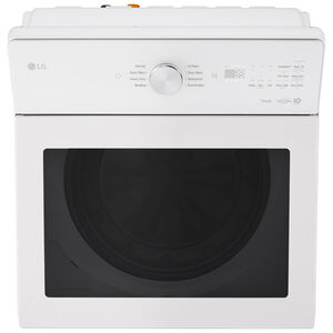 LG 27 in. 5.0 cu. ft. Smart Top Load Washer with EasyUnload & AI Sensing - Alpine White, Alpine White, hires