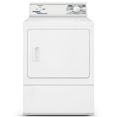 Speed Queen DV2 27 in. 7.0 cu. ft. Commercial Gas Dryer - White | DV2000WG