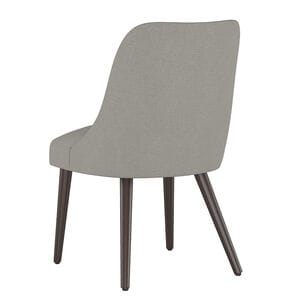 Skyline Furniture Modern Mid Century Dining Chair in Linen Fabric - Grey, , hires