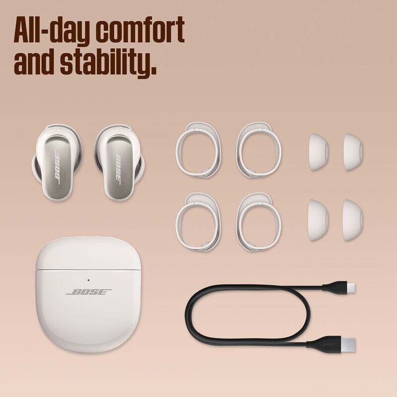 New Bose Quiet Comfort Ultra Earbuds - White, , hires