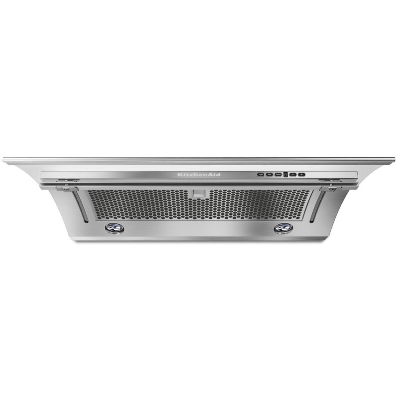 KitchenAid 30 in. Slide-Out Style Range Hood with 4 Speed Settings, 330 CFM  & 2 LED Light - Stainless Steel