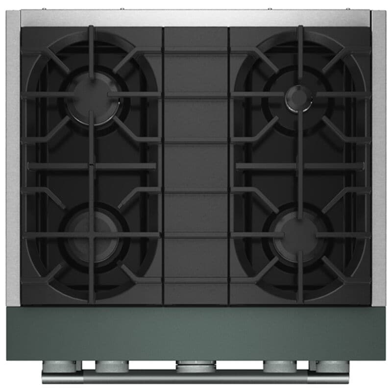 KitchenAid Commercial-Style 30 in. 4.1 cu. ft. Air-Fry True European Convection Dual Fuel Range with 4 Sealed Burners - Juniper, , hires