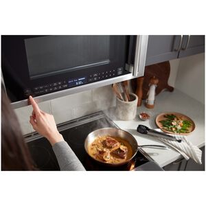 KitchenAid 30 in. 1.9 cu. ft. 1200W Over-the-Range Microwave with 400 CFM, Convection & Sensor Cooking - Stainless Steel, , hires