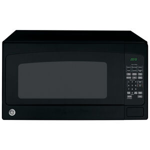 GE 24 in. 2.0 cu.ft Countertop Microwave with 10 Power Levels & Sensor Cooking Controls - Black, Black, hires