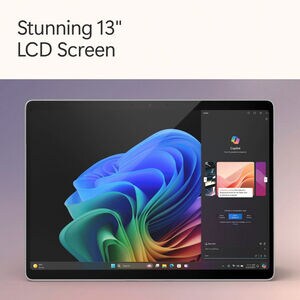 Microsoft Surface Pro 13 in. 2-in-1 Touchscreen Notebook with Copilot+ PC, Snapdragon X Plus CPU, Qualcomm Adreno GPU, 16 GB RAM, 256 GB SSD, up to 14 Hrs. of Battery Life & Windows 11 Home - Platinum, , hires