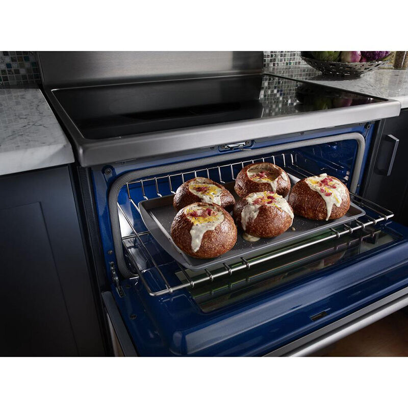KitchenAid 6.7 Cu. Ft. Freestanding Dual Fuel Double Oven Range