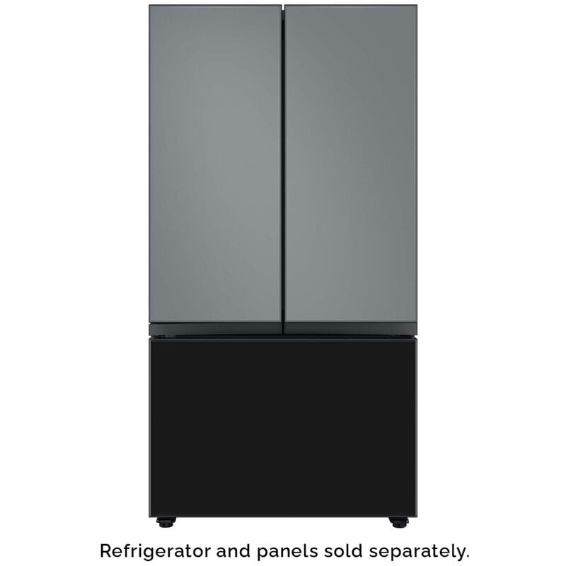 Samsung BESPOKE 3-Door French Door Bottom Panel for Refrigerators - Charcoal Glass, , hires