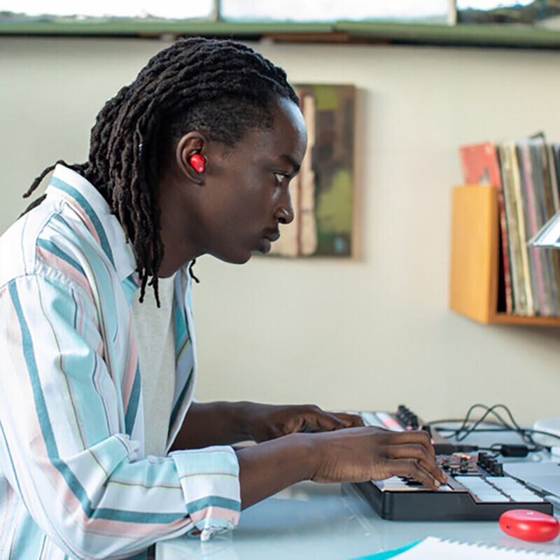 Beats by Dr. Dre - Beats Studio Buds Totally Wireless Noise Cancelling Earphones - Beats Red, , hires