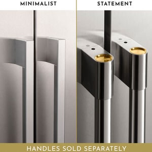 Monogram 42 in. 24.4 cu. ft. Built-In Smart Counter Depth Side by Side Refrigerator with Ice & Water Dispenser - Stainless Steel, , hires