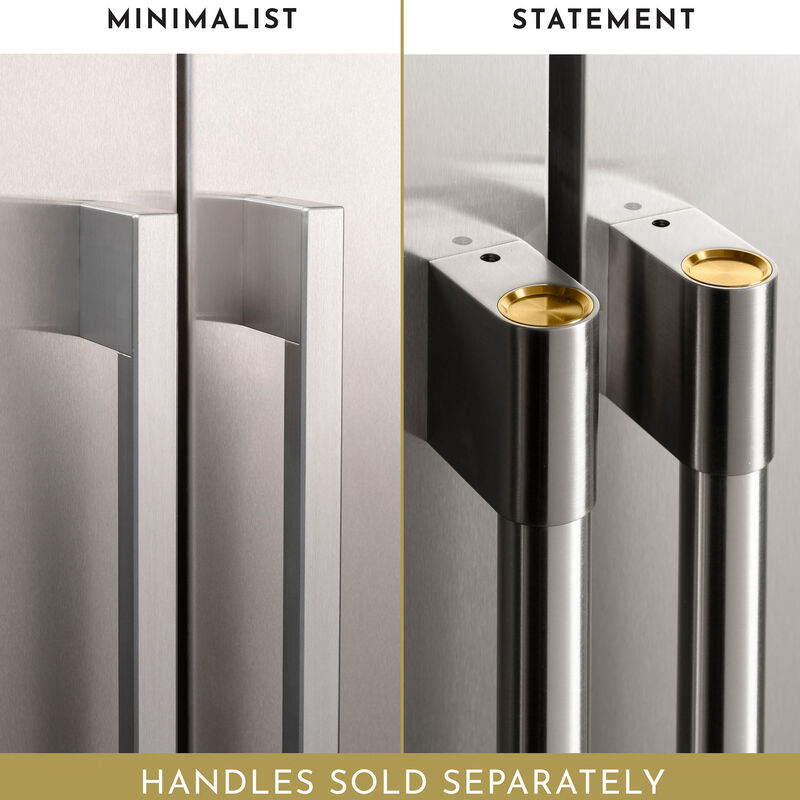 Monogram 42 in. 24.4 cu. ft. Built-In Smart Counter Depth Side by Side Refrigerator with Ice & Water Dispenser - Stainless Steel, , hires