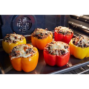 Maytag 30 in. 5.3 cu. ft. Smart Air-Fry Standard Convection Slide-In Electric Range with Radiant Burners, Reversible Grill & Griddle - Fingerprint Resistant Stainless Steel, , hires