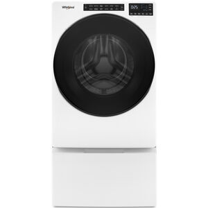 Whirlpool 27 in. 4.5 cu. ft. Stackable Front Load Washer with Sanitize, Steam & Quick Wash Cycles - White, White, hires