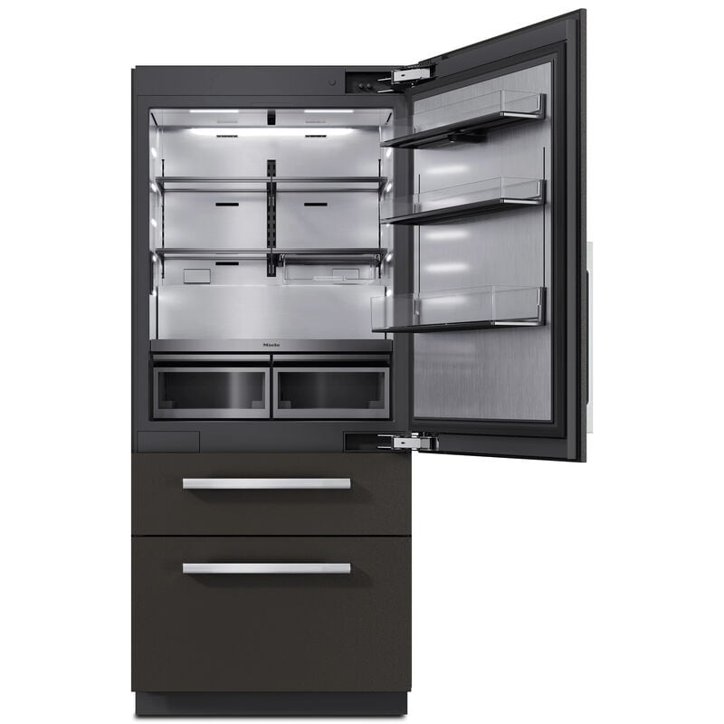 Miele MasterCool Series 36 in. 18.8 cu. ft. Built-In Smart Counter Depth Bottom Freezer Refrigerator with Internal Water Dispenser - Custom Panel Ready, , hires