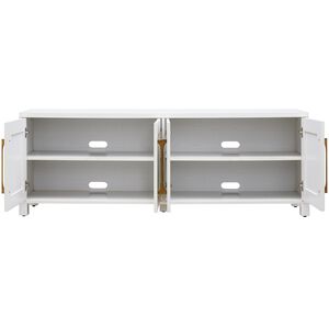 Preston & Cole Daphne 68" Wide TV Stand for TVs up to 75" - White, , hires