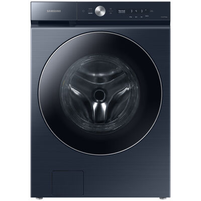 Samsung Bespoke 27 in. 5.3 cu. ft. Smart Stackable Front Load Washer with Super Speed Wash, AI OptiWash & Auto Dispense - Brushed Navy | WF53BB8900AD