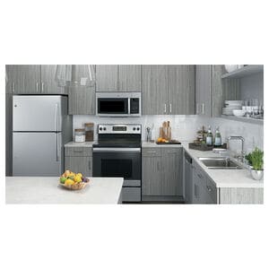 GE 30 in. 1.6 cu. ft. 950W Over-the-Range Microwave with 300 CFM - Stainless Steel, Stainless Steel, hires