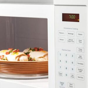 GE 30 in. 1.6 cu. ft. 1000W Over-the-Range Microwave with 300 CFM - White, White, hires