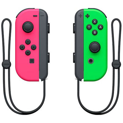 Joy-Con (L/R) - Neon Pink/Neon Green Wireless Controller for Nintendo Switch | HACAJAHAA