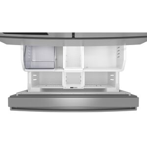 Whirlpool 36 in. 28.9 cu. ft. 4-Door French Door Refrigerator with Ice & Water Dispenser - Fingerprint Resistant Stainless, , hires