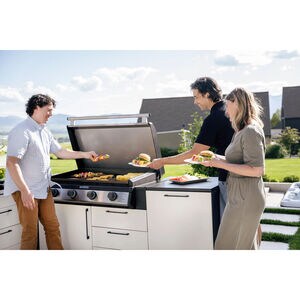 Blackstone Premium 36 in. 4-Burner Built-In Liquid Propane Gas Flat Top Griddle with 763 sq. in. Cooking Surface - Stainless Steel, , hires